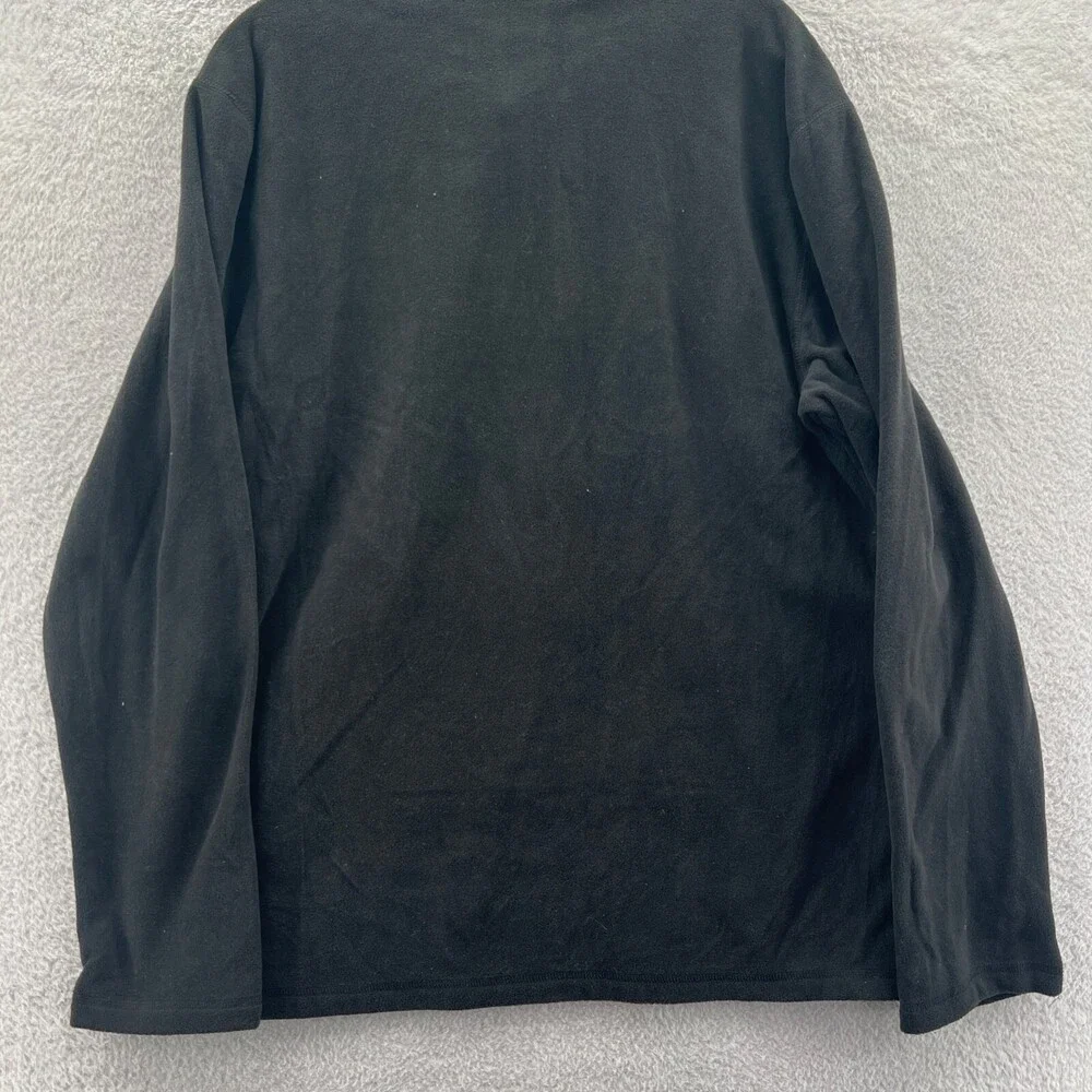 The North Face 1/4 Zip Men Large Black Jumper Pullover Long Sleeve Casual Fleece